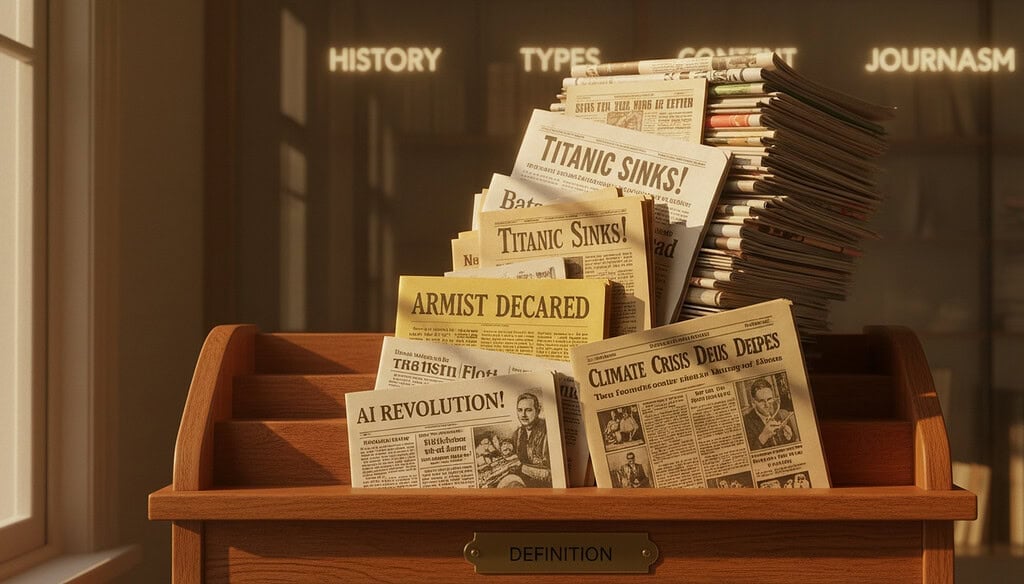 Newspaper – Definisjon, typer, historie og innhold